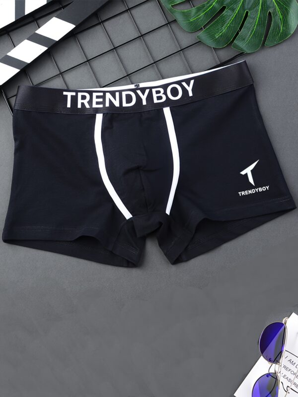 3 peças de roupa íntima masculina, cuecas boxer casuais, cuecas boxer elásticas respiráveis ​​e confortáveis, shorts esportivos para primavera e verão - Imagem 11