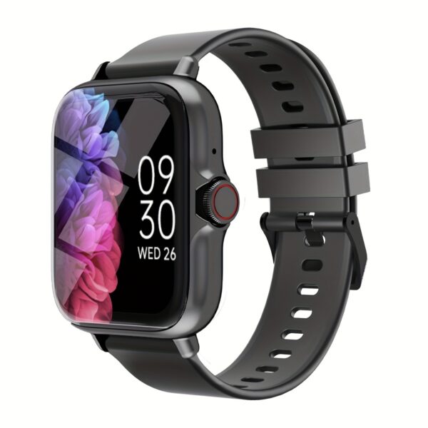 Relógio inteligente esportivo multifuncional para homens e mulheres, tela sensível ao toque de 4,65 cm com chamadas e mensagens sem fio, pedômetro, compatível com Android, estilo casual, ideia de presente - Imagem 3