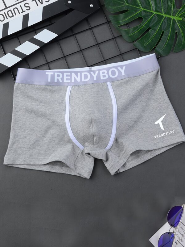 3 peças de roupa íntima masculina, cuecas boxer casuais, cuecas boxer elásticas respiráveis ​​e confortáveis, shorts esportivos para primavera e verão - Imagem 9